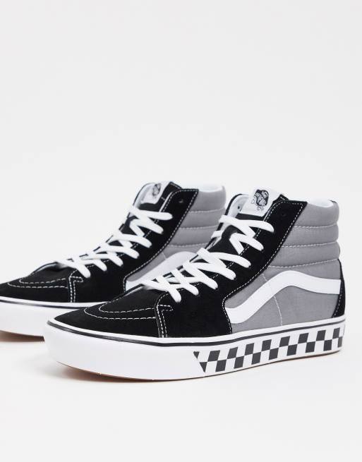 Zapatos vans gris con clearance negro ropa