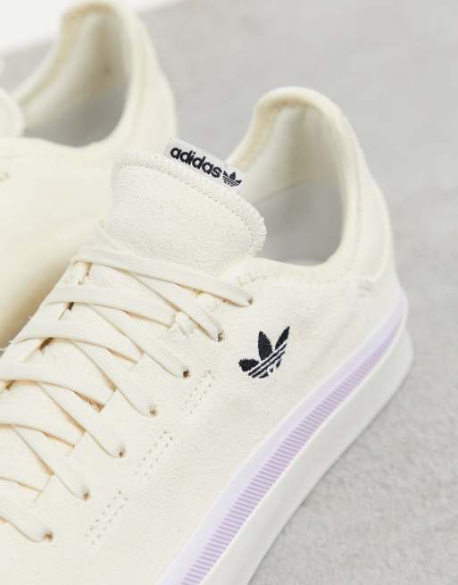 Zapatillas de ante en color hueso exclusivas en ASOS Sabalo de adidas Originals