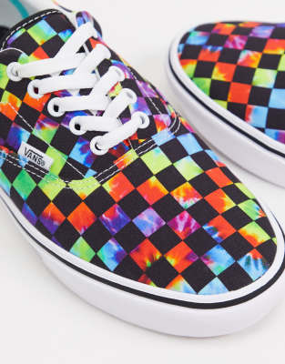 vans cuadros multicolor