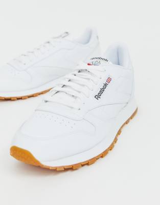 Zapatillas de cuero clásicas blancas de Reebok | ASOS