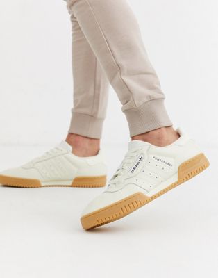 Zapatillas de cuero hueso con suela de goma Powerphase de adidas Originals | ASOS