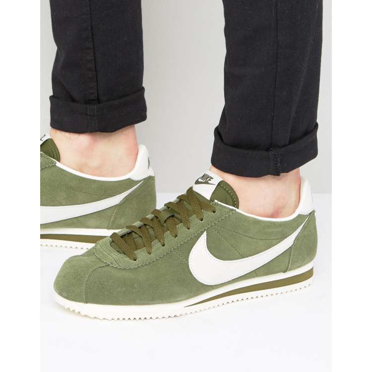 Nike cortez hotsell mujer verdes