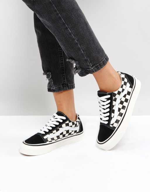 Zapatillas de deporte a cuadros negros Anaheim Old Skool de | ASOS