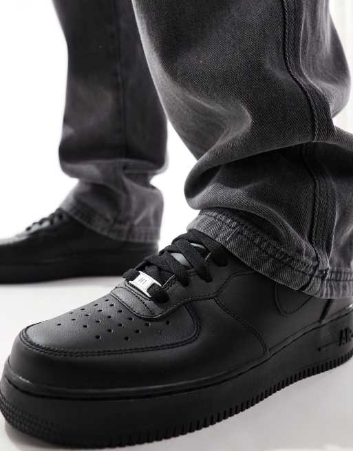 Zapatillas de deporte abotinadas en negro Air Force 1 07 de Nike, 5 de 5