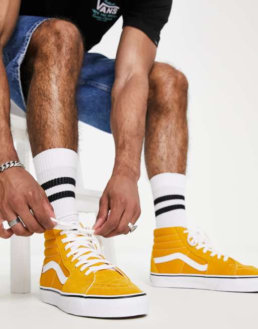 Botas vans store hombre amarillo