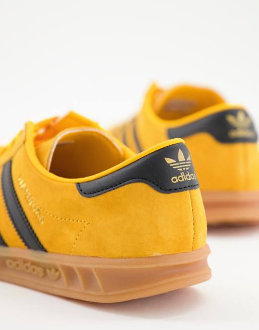 Boda Ciencias estafador Zapatillas de deporte amarillo mostaza Hamburg de adidas Originals | ASOS