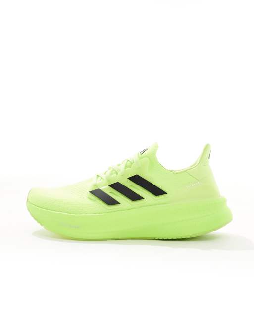 Zapatillas de deporte amarillo neón Ultraboost de adidas Running