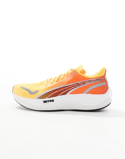 Zapatillas de deporte amarillo rayo solar para correr Velocity Nitro 3 Fade de PUMA, 2 de 5