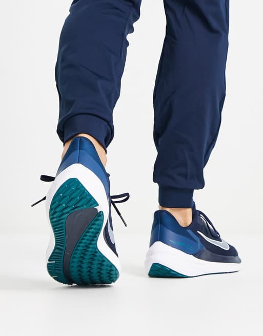 Zapatillas de deporte azul cerceta Air Winflo 9 de Nike Running, 2 de 4