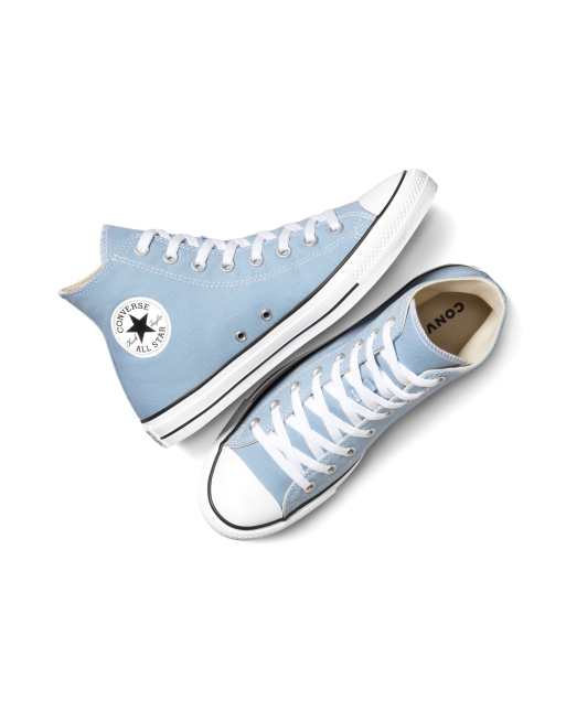 Zapatillas de deporte azul claro Chuck Taylor All Star Hi de Converse, 2 de 4