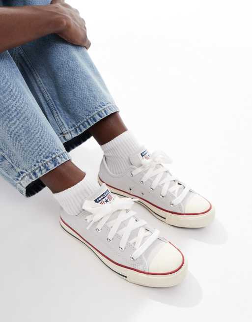 Zapatillas de deporte azul claro con ribete Chuck Taylor All Star Ox de Converse, 5 de 5