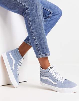 vans azules claras