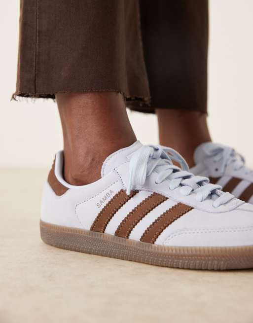 adidas gazelle silver green womens adidas Samba OG Shoes - Women's - Clear Sky / Blue / Off White