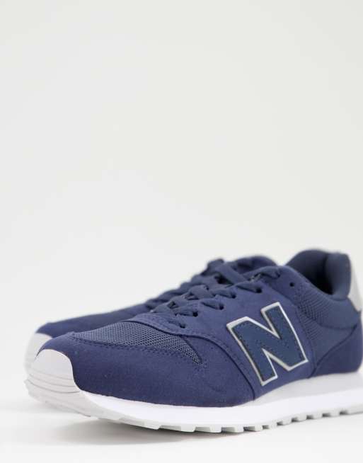 Zapatillas de deporte azul marino 500 Classic de New Balance, 3 de 4
