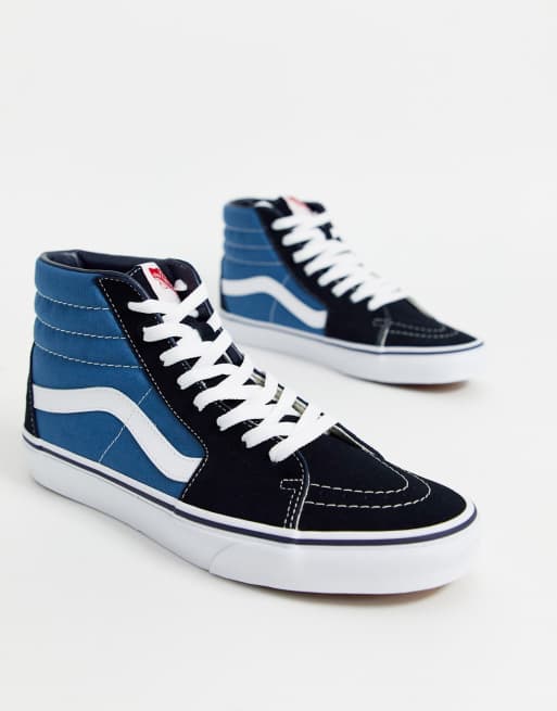 Zapatillas de deporte azul marino hi-top Sk8-Hi de Vans, 4 de 4