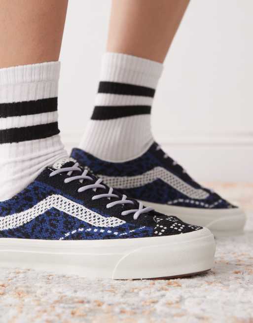 Zapatillas de deporte azul marino premium Old Skool de Vans ASOS