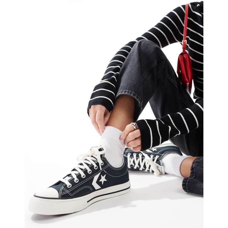 Zapatillas Converse Star Player Blancas Zapatillas De Deporte Azul