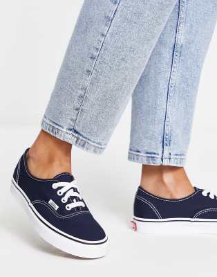 vans azules marinas