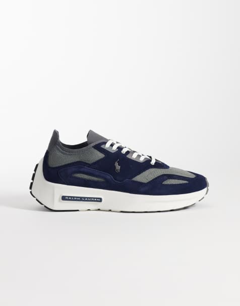Zapatillas de deporte azul marino y grises con suela gruesa de Polo Ralph Lauren - view 1