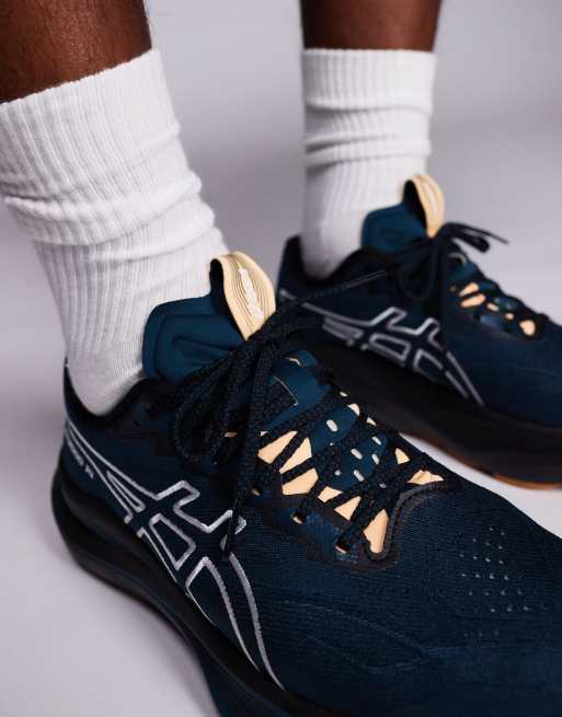 Zapatillas de deporte azul medianoche y negras para correr GT-2000 14 de Asics, 3 de 5