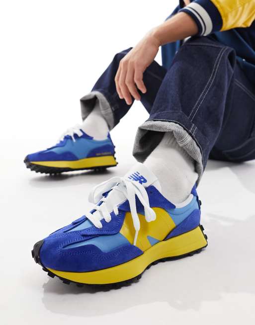 New balance azul y amarillo clearance