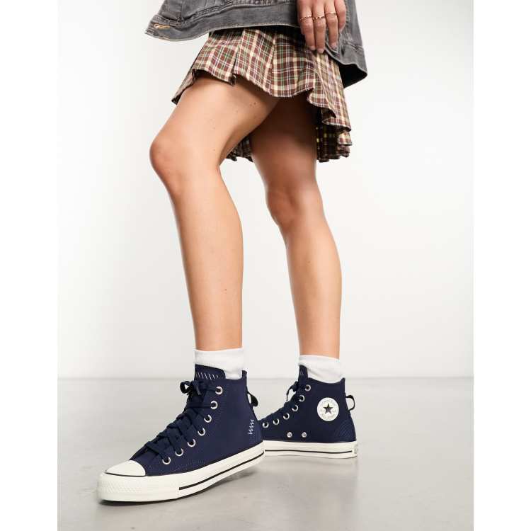 Zapatillas de deporte azul oscuro CTAS Classic de Converse ASOS