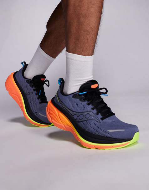 Zapatillas de deporte azul sombra y neón para correr Hurricane 25 de Saucony - view 1