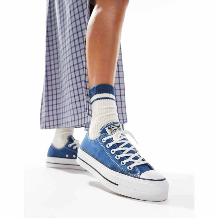 Zapatillas de deporte azules Chuck Taylor All Star Lift Ox de Converse