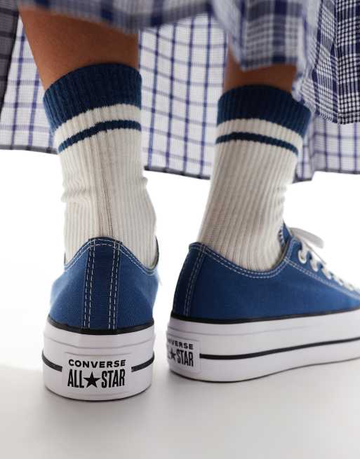 Zapatillas de deporte azules Chuck Taylor All Star Lift Ox de Converse