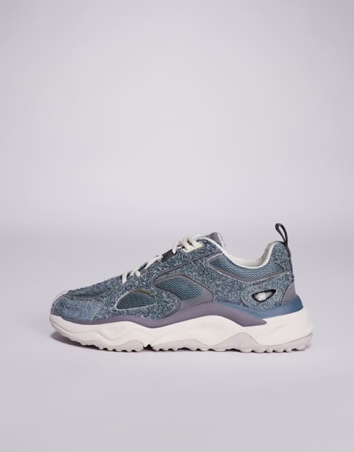 Zapatillas de deporte azules con suela gruesa Serpent de Steve Madden, 2 de 5