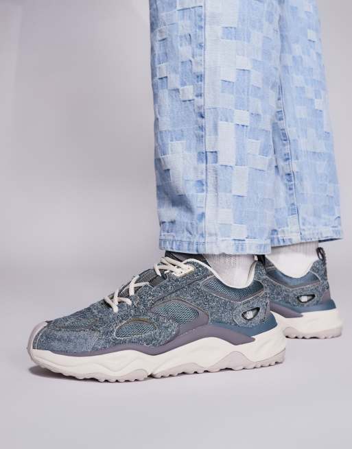 Zapatillas de deporte azules con suela gruesa Serpent de Steve Madden, 4 de 5