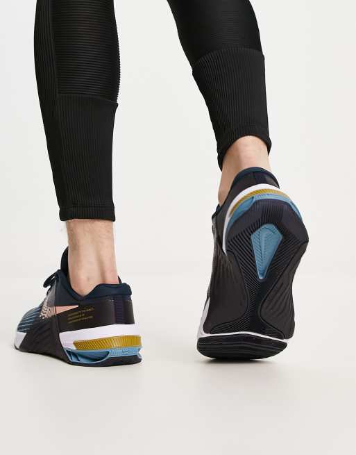 Zapatillas de deporte azules Metcon 8 de Nike Training, 3 de 4