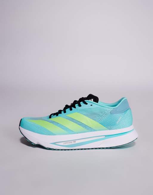 Zapatillas de deporte azules y amarillas Adizero SL2 de adidas