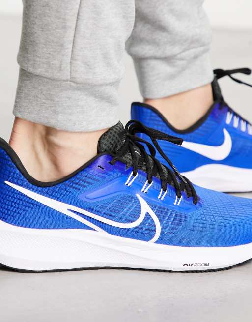 Zapatillas de deporte azules y blancas Air Zoom Pegasus 39 de Nike Running, 3 de 4