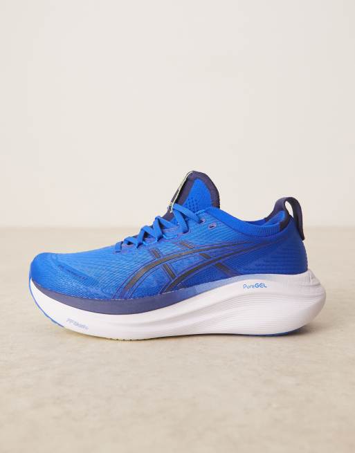 Zapatillas de deporte azules y blancas para correr Gel-Nimbus 27 de Asics, 2 de 5
