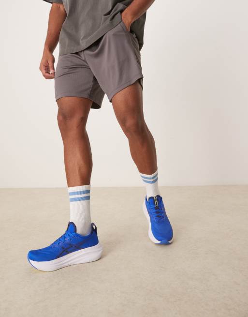 Zapatillas de deporte azules y blancas para correr Gel-Nimbus 27 de Asics, 5 de 5