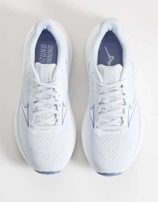 Zapatillas de deporte azules y blancas Wave Inspire 22 de Mizuno, 3 de 5