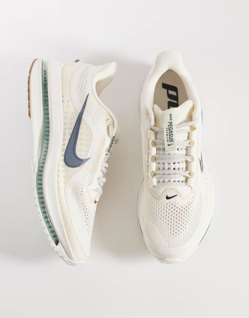 Zapatillas de deporte azules y verdes Pegasus Premium de Nike Running, 3 de 5