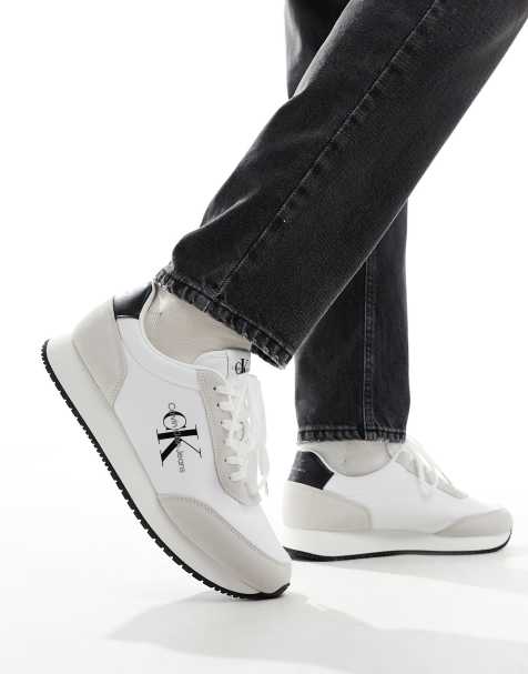 Zapatillas de deporte bajas blancas con cordones Retro Runner de Calvin Klein Jeans - view 1