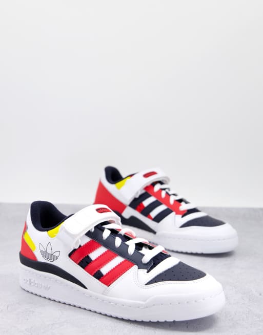 Zapatillas de deporte bajas blancas Forum Collegiate de adidas Originals