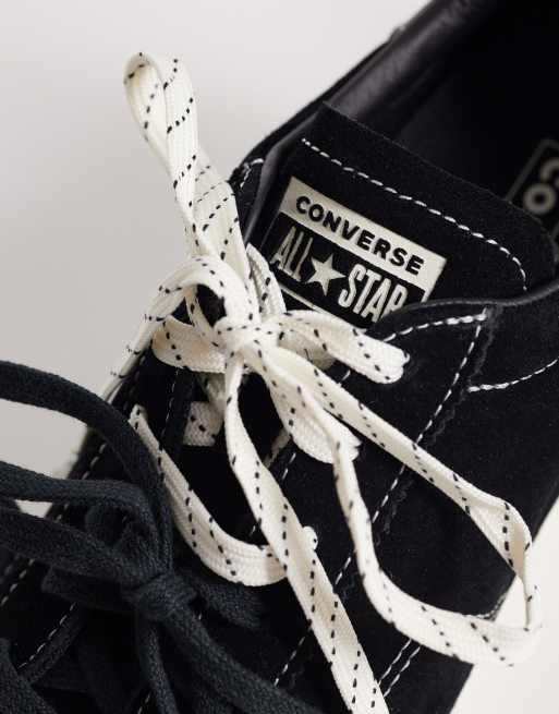 Zapatillas de deporte bajas negras con cordones dobles Chuck Taylor Lo de Converse, 4 de 5