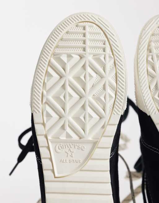 Zapatillas de deporte bajas negras con cordones dobles Chuck Taylor Lo de Converse, 5 de 5