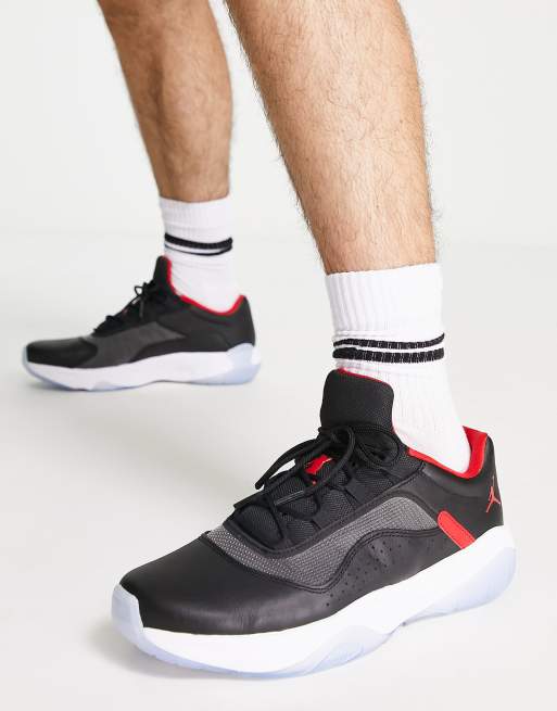 Respeto a ti mismo Pekkadillo Aguanieve Zapatillas de deporte bajas negras y rojas Air Jordan 11 CMFT de Nike Jordan  | ASOS