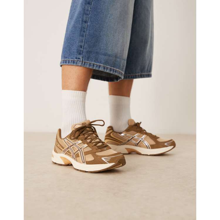 Zapatillas de deporte beis camel y marrón castaño Gel-1130 de