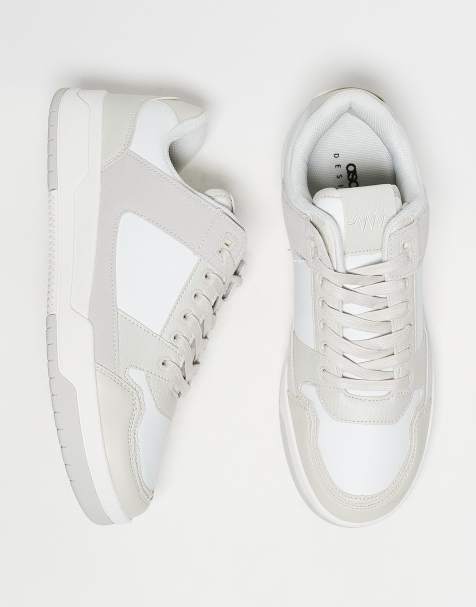 Zapatillas de deporte beis con cordones de ASOS DESIGN - view 1