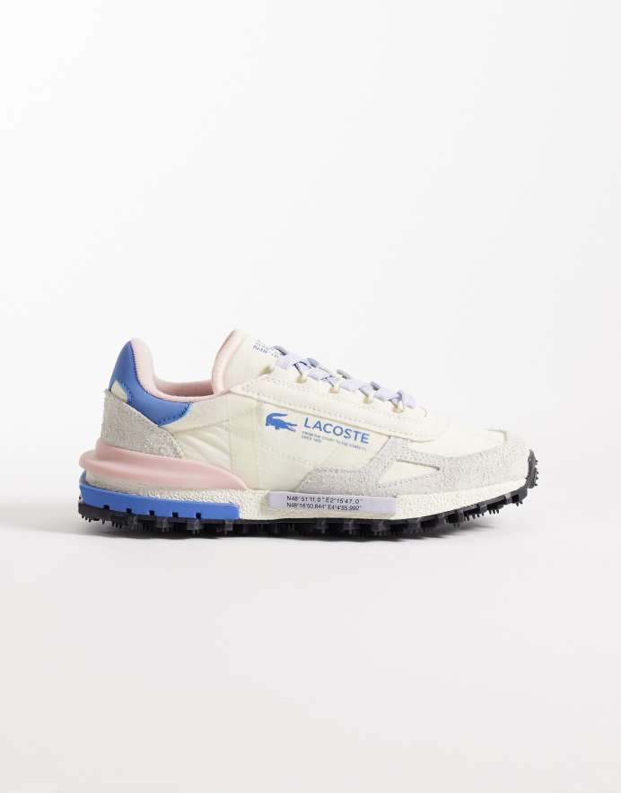 Lacoste Zapatillas de deporte beis con logo Elite Active de