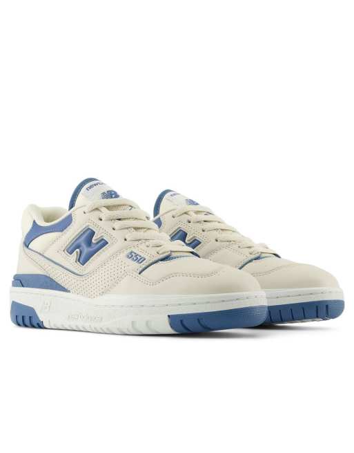 Zapatillas de deporte beis y azules 550 de New Balance, 2 de 4