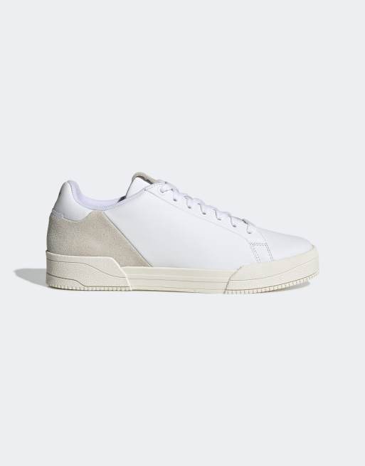 Zapatillas de deporte beis y blancas Court Tourino RF de adidas Originals