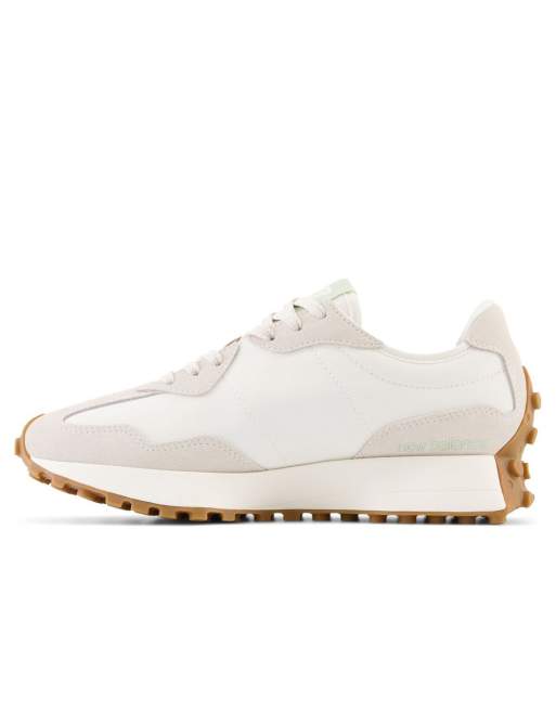 Zapatillas de deporte beis y verdes 327 de New Balance, 4 de 4