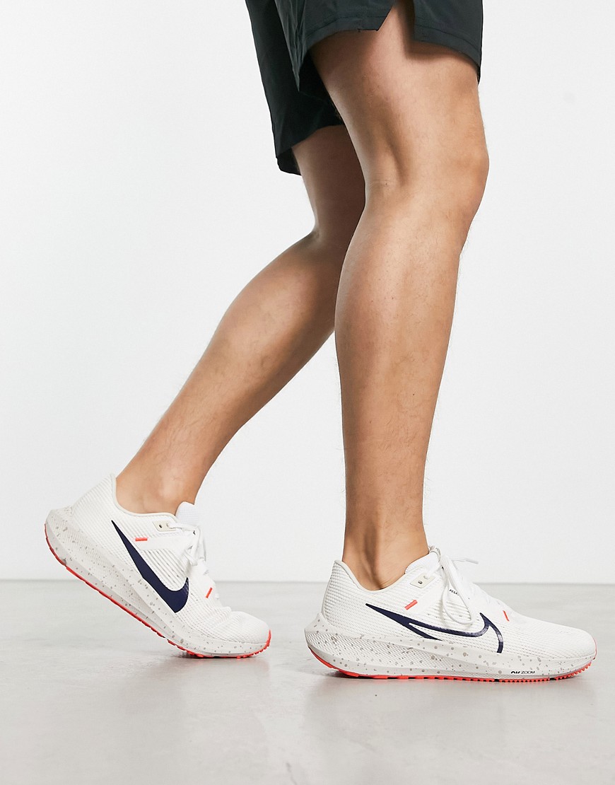 Zapatillas De Deporte Blancas Air Zoom Pegasus 40 De Nike Running-Blanco